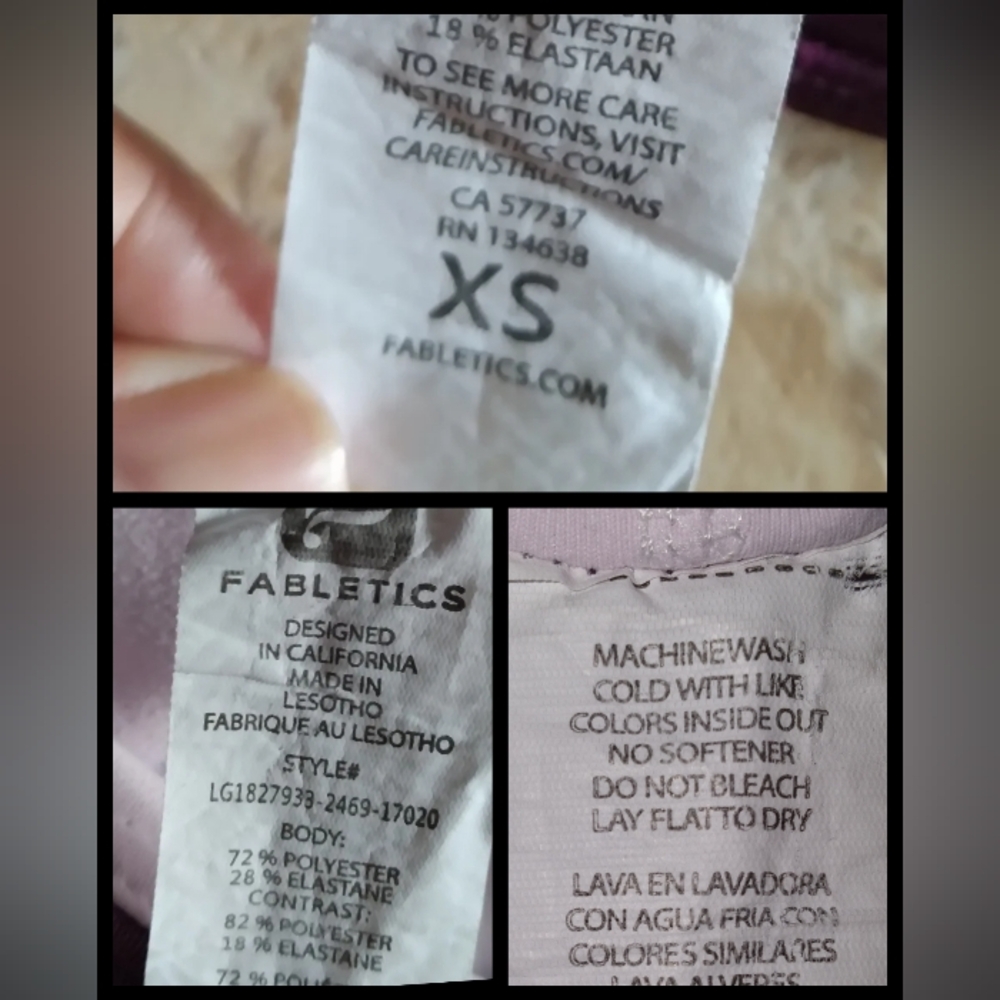 Fabletics High-Waisted Mesh PowerForm leggings, size XS - Picture 8 of 9